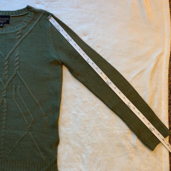 Absolutely knit forest green sweater women’s XS - Picture 5 of 11
